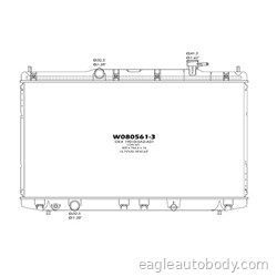 ACCORD 13-17 RADIATOR*4/6 CYL*FOR DENSO/TOYO R7815