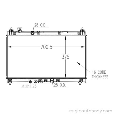 FIT 15-19 RADIATOR*ALL R7122