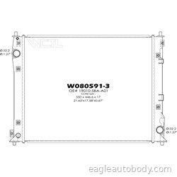 CIVIC 16-21 RADIATOR*2.0LT.ENG*SDN/CPE R7915