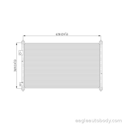 CIVIC 01-05 AC CONDENSER*(SDN/CPE)*EXC.SI AC7908