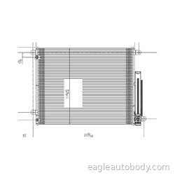 CIVIC 16-21 AC CONDENSER*W/2.0LT.ENG*ALL*= AC7911-3