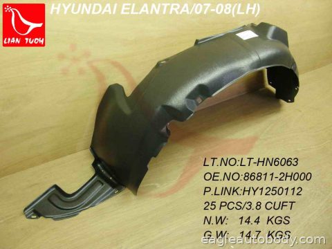 ELANTRA 07-10 LT FENDER LINER*SDN 08819-8*L