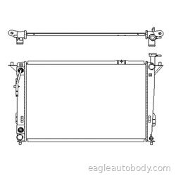 SANTA FE 10-12 RADIATOR ASSY*A/T HY3010177