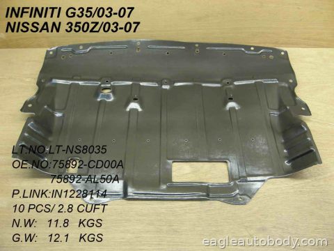 G35 03-06 LOWER ENGINE COVER*COUPE/SDN; RWD; IN1228114