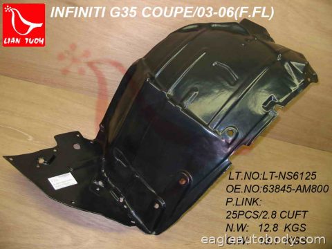 G35 03-07 LT.FRONT SECTION FENDER LINER*CPE 06708*F