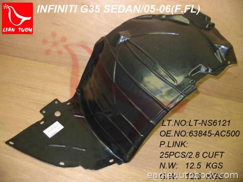 G35 05-06 LT.FT.SECTION FENDER LINER*SDN 06710*L