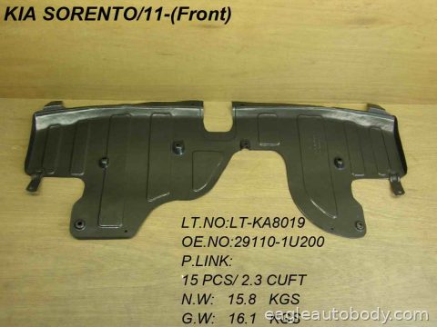 SORENTO 11-13 LOWER ENGINE COVER*FT KI1228127