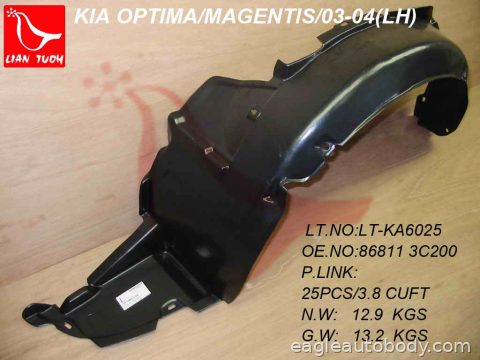 OPTIMA 03-06 LT FENDER LINER*OLD STYLE 06218*L