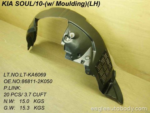 SOUL 10-11 LT FT FENDER LINER*W/MOULDING KI1248114