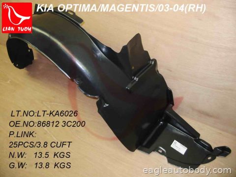 OPTIMA 03-06 RT FENDER LINER*OLD STYLE 06218*R