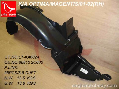 OPTIMA 01-02 RT.FT.FENDER LINER 06218*A