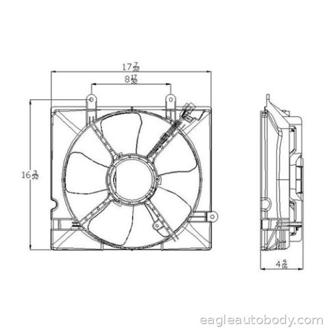 SEDONA 02-05 RAD.FAN ASSY SEDONA-600840