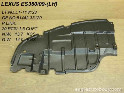 ES350 07-12 FT.LT UNDERCAR SHIELD 10383-2L