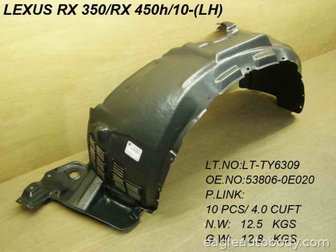 RX350/450H 10-12 LT FENDER LINER 10310-2L