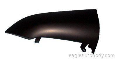 3 04-06 RT RR BUMPER FILLER*BLACK; CODE 16W; MA1183102