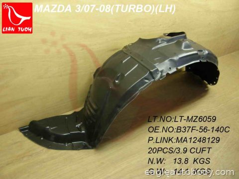 3 07-09 LT FT FENDER LINER*INNER FENDER W/TUR MA1248129