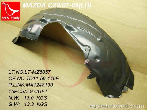 CX-9 07-09 LT FT FENDER LINER MA1248130