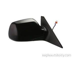 6 03-08 RT MIRROR*BLACK; CODE 16W; W/O DEFOGG MA1321143