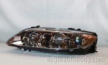 MAZDA*6 03-05 LT H/L ASSY*W/O FOG LAMP*STD TY P8222