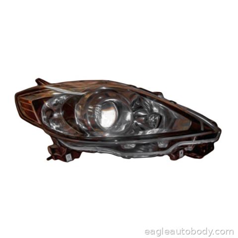 5 08-09 RT HEADLAMP LENS/HOUSING*XENON; W/BLA MA2519129
