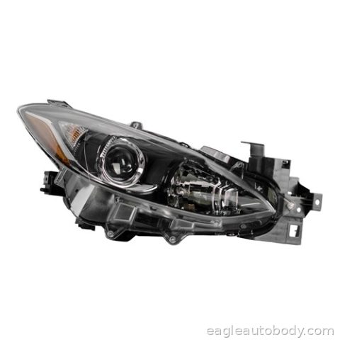 MAZDA*3 14-16 RT.H/L UNIT*HALOGEN*SPORT*SMOKE P8140-9