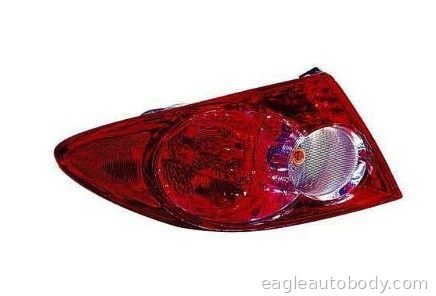 MAZDA*6 03-05 LT QTR TAIL LAMP ASSY*SDN/HB P8262