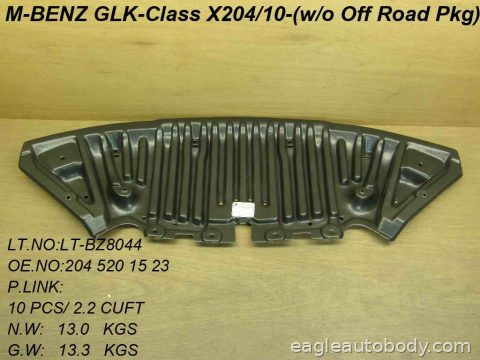GLK250 13-15 LOWER ENGINE COVER*X204; W/O OFF MB1228157