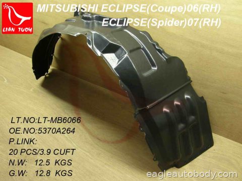 ECLIPSE 06-12 RT FENDER LINER 06316R
