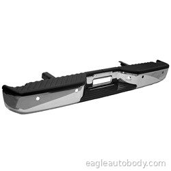 TITAN 04-15 RR BUMPER ASSY*CHR*W/SENS*W/O TOW TITAN-414950
