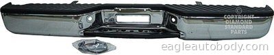 TITAN 04-14 RT RR BUMPER STEP PAD*TEXTURED BL NI1197100