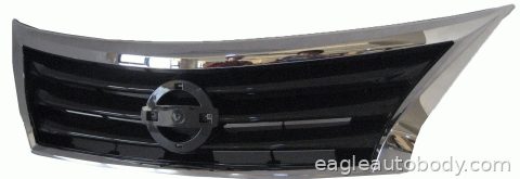 ALTIMA 13-15 GRILLE ASSY*SDN*BLK*W/CHR MOLDG. 10747-1