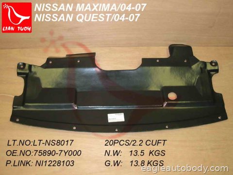 ALTIMA 02-06 LOWER ENGINE COVER*3.5L; BASE|S| NI1228103