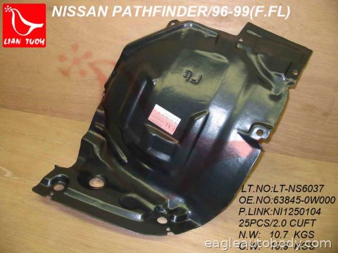 PATHFINDER 06-08 LT.FT.SECTION FENDER LINER 07514*B