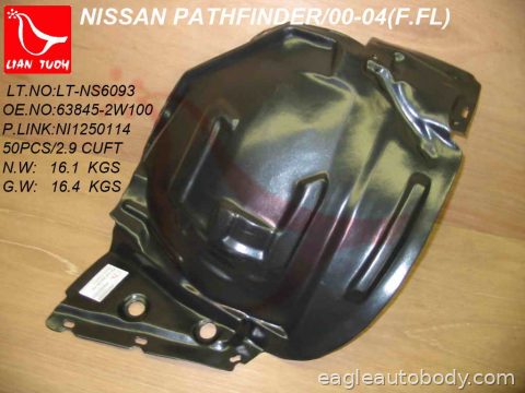 PATHFINDER 99-04 LT.FT.SECTION FENDER LINER 07518*L