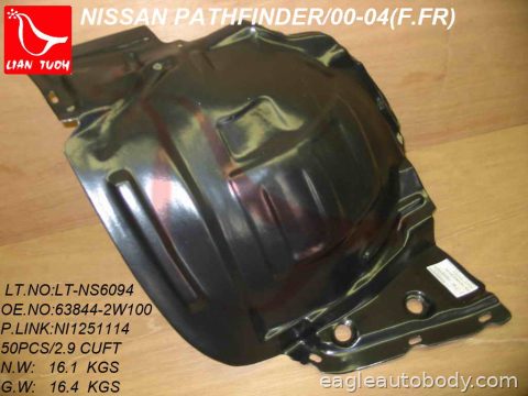 PATHFINDER 99-04 RT.FT.SECTION FENDER LINER 07518*R