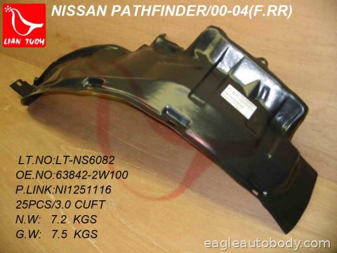PATHFINDR 99-04 RT FT.RR.SECTION FENDER LINER 07518*A