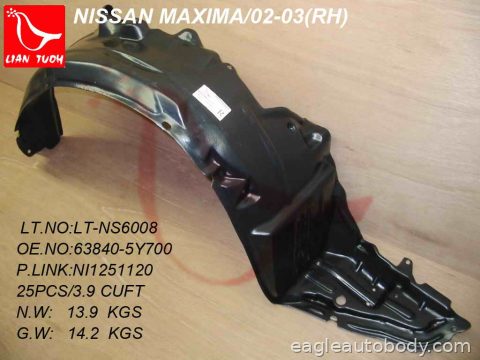 WINDSTAR 99-03 RT FENDER LINER 03510R