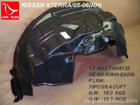 XTERRA 05-15 RT.FT FENDER LINER 07210R