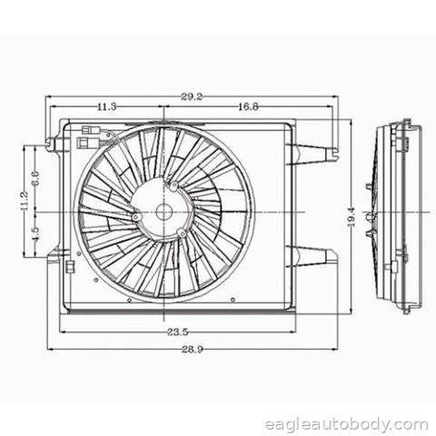 350Z 09-16 COOLING FAN ASSY 350Z*621840