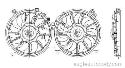 QUEST 11-15 COOLING FAN ASSY*DAUL FAN QUEST**622110