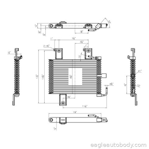 FRONTIER/XTERA 05-19 TRANSMISION OIL COOLER*= R7204