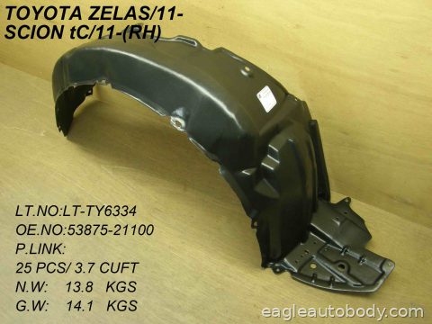 TC 11-13 RT.FT.FENDER LINER ASSY 09408-2R