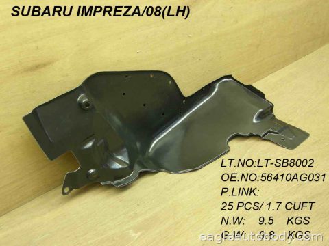 IMPREZA 08-11 LOWER ENGINE COVER*LH SU1228100