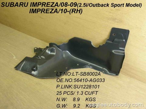 IMPREZA 08-11 LOWER ENGINE COVER*RH SU1228101
