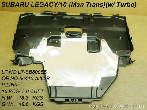 LEGACY 10-12 LOWER ENGINE COVER*M/T; W/TURBO SU1228105