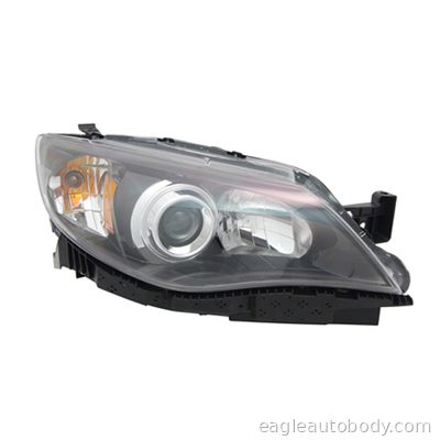 IMPREZA/WRX 08-11 RT H/L ASSY*HALOGEN*W/BLK* P8503