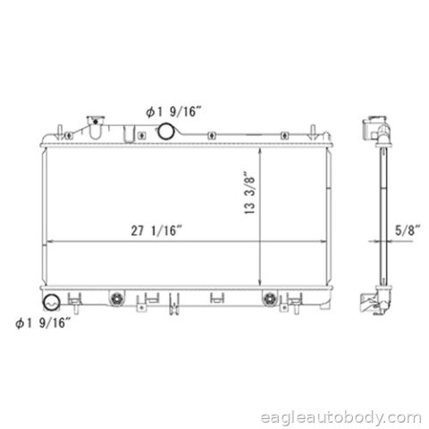 FORESTER/IMPREZA 08-13 AC CONDENSER AC8519