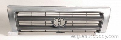 TACOMA 98-00 GRILLE*4WD*CHR*=2WD*W/PRER 97-00 10447