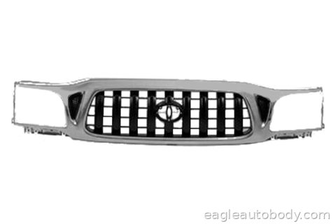 TACOMA 01-04 GRILLE*CHR/BLK*W/O S.RUNNER 10448