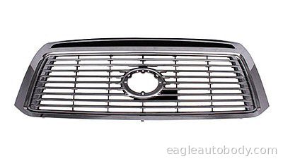 TUNDRA 10-13 GRILLE*CHR FRAME*W/STAIN BILLET 09247-4